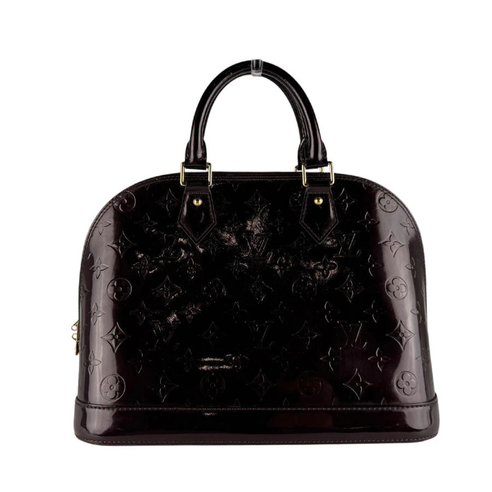 Louis Vuitton Alma Monogram Vernis Amarante Handbag